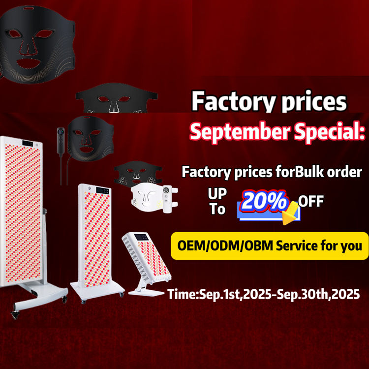 Thiết bị trị liệu ánh sáng đỏ -10% trong tháng 9!